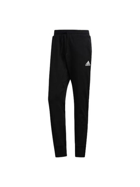 adidas Sports Casual Fleece Basketball Trousers Men's Black EC6235