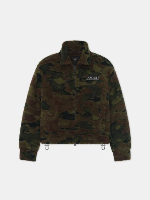 AMIRI CAMO FLEECE BLOUSON