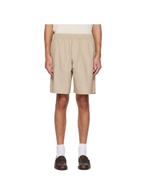 A.P.C. Beige Organic Cotton Shorts