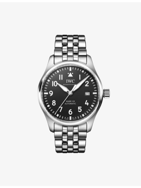 IWC Schaffhausen Pilot’s 40mm Mark XX Stainless Steel Automatic Watch