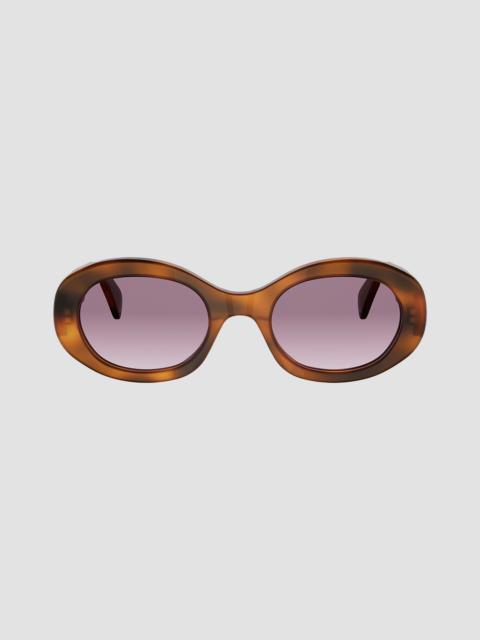 CELINE Women's Triomphe 52MM Oval Sunglasses - Dark Brown
