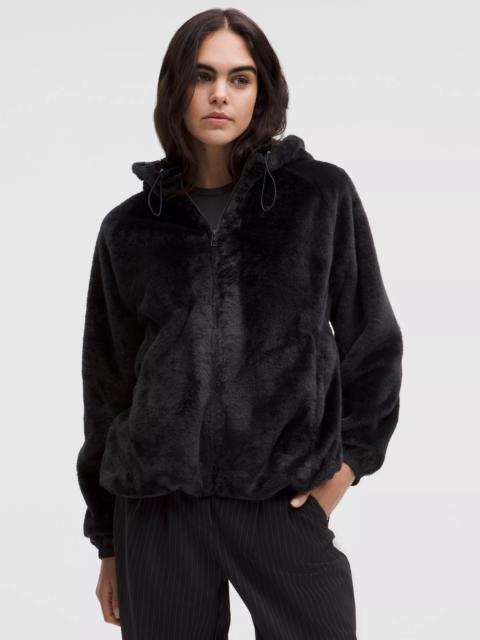 lululemon Faux Fur Full-Zip Hoodie