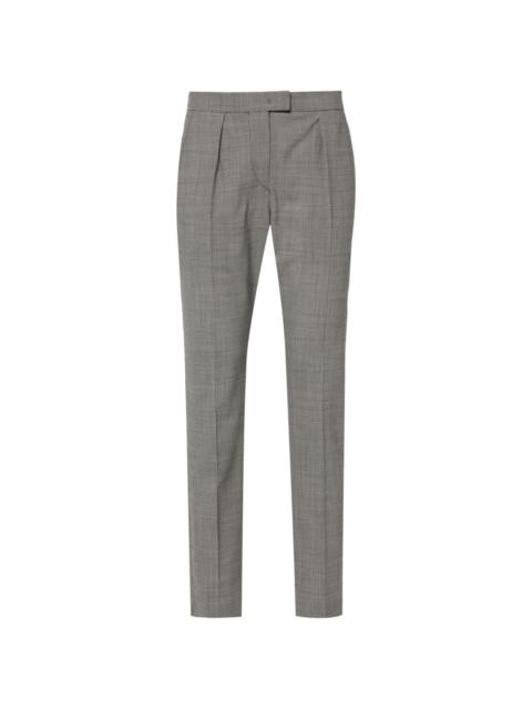 houndstooth cigarette trousers