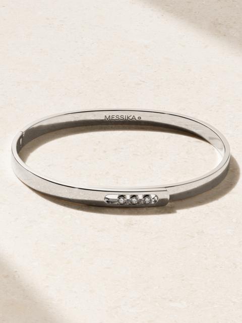 MESSIKA Move Noa 18-karat White Gold Diamond Bangle