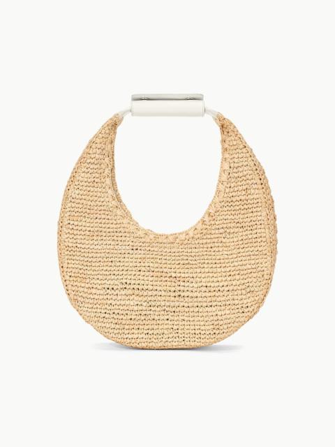 STAUD STAUD ST. REGIS MOON TOTE BAG NATURAL PAPER