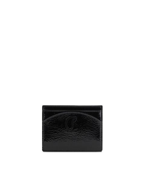Christian Louboutin patent-leather card holder