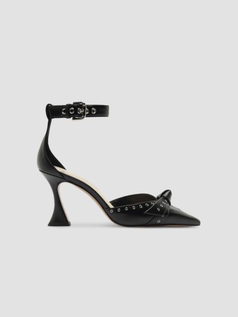 ALEXANDRE BIRMAN Women's Clarita 85MM Grommet-Trimmed Leather Pumps - Black