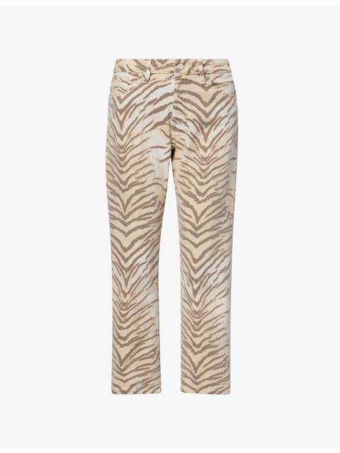 GOOD AMERICAN Vintage Straight-Leg Ankle Denim Jeans