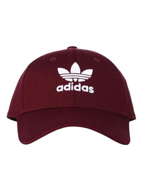 adidas adidas Trefoil Baseball Cap 'Burgundy' DV0175