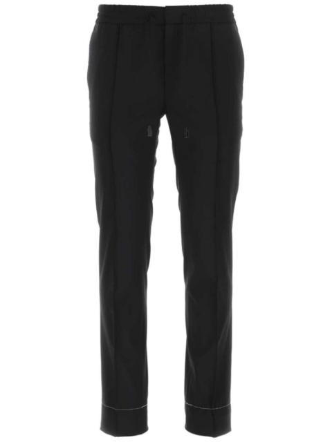Brioni drawstring-waist wool trousers
