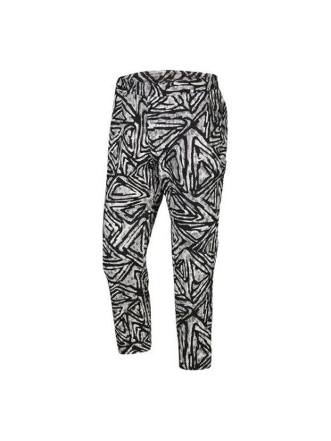 Nike Men's Nike SB Printed Skate Pants Printing Skateboard Long Pants/Trousers Black White CI5839-010