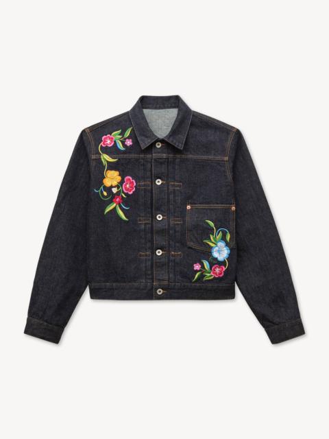 KENZO 'KENZO Wildflower' trucker jacket in japanese denim