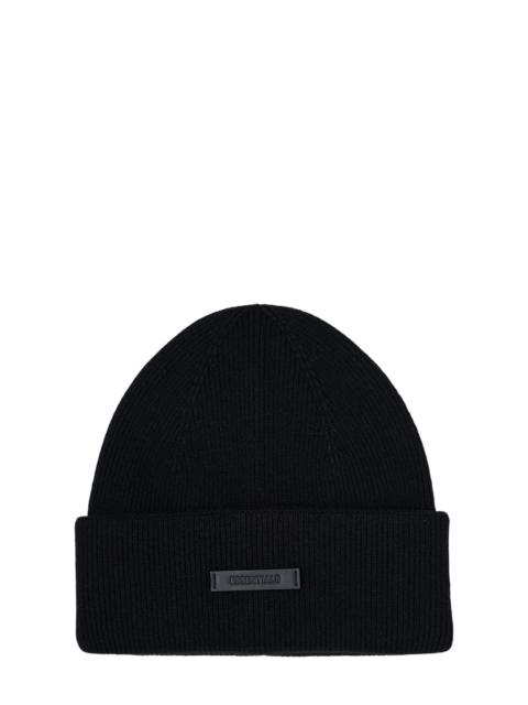ESSENTIALS Ribbed Knit Beanie