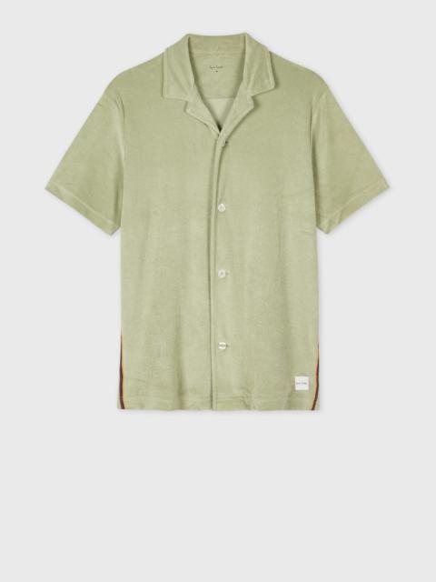 Paul Smith Sage Green Towelling Lounge Shirt