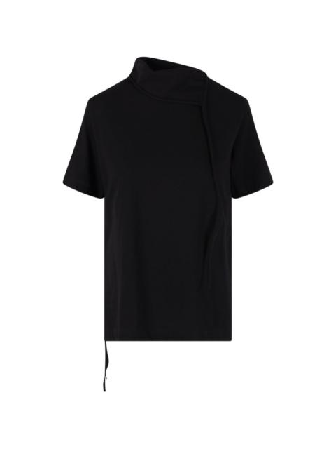 Yohji Yamamoto tie-side T-shirt