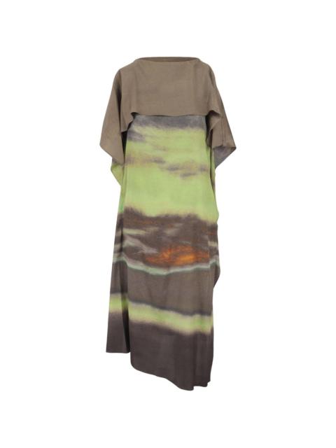 christian wijnants Durango abstract-print kaftan midi dress