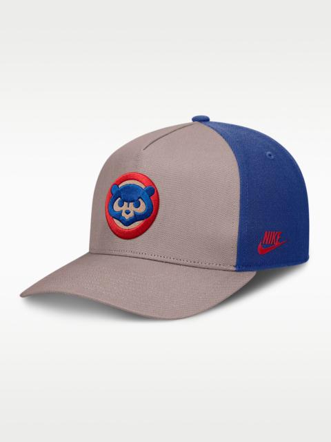 Nike Chicago Cubs Cooperstown Rise Men's Nike MLB A-Frame Adjustable Hat