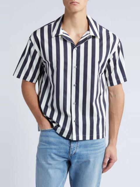 FRAME Stripe Camp Shirt