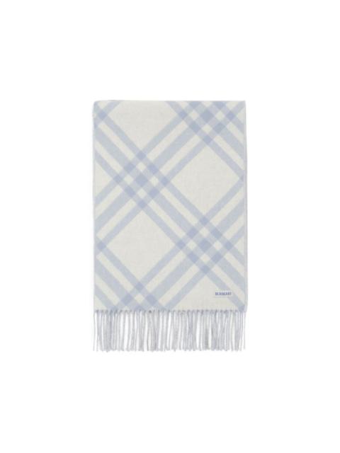 Burberry Check cashmere scarf