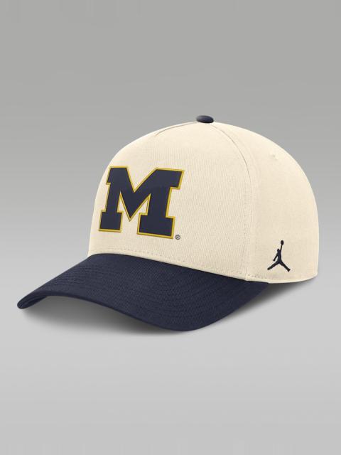 Jordan Michigan Campus Prep Rise Men's Jordan Brand College A-Frame Adjustable Hat