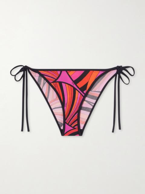 PUCCI Striped Bikini Briefs