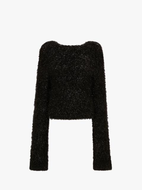 Open Back Jumper In Black