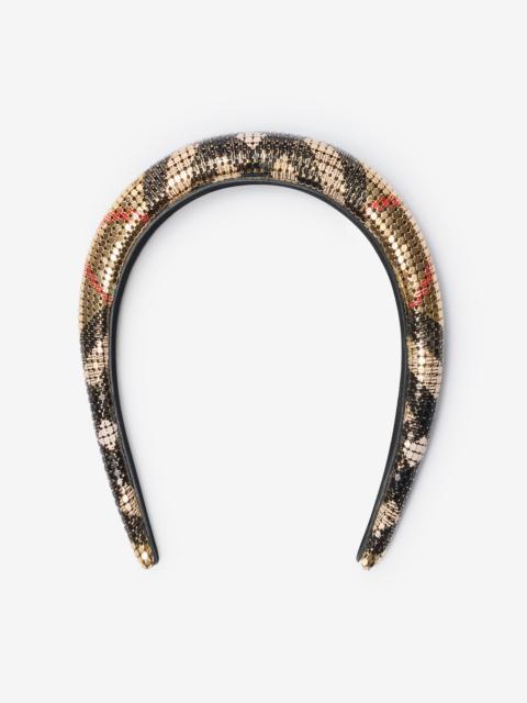 Burberry Check Mesh Headband