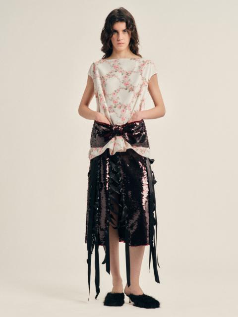 Simone Rocha Unraveling Ribbon Ring Skirt
