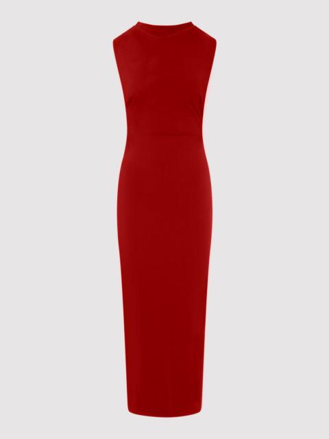 ST. AGNI Soft Sculptural Dress - Rosso