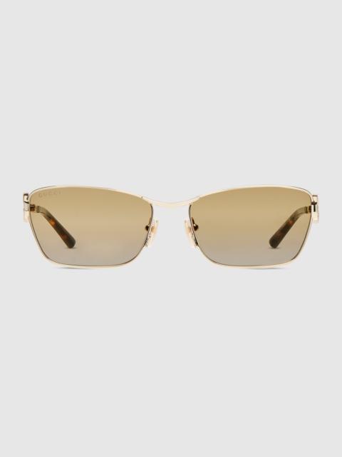 GUCCI Rectangular frame sunglasses