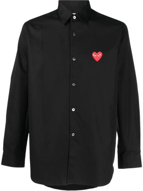 Comme des Garçons PLAY embroidered-logo detail shirt