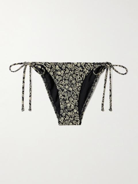 MATTEAU The String Floral-print Recycled Bikini Briefs