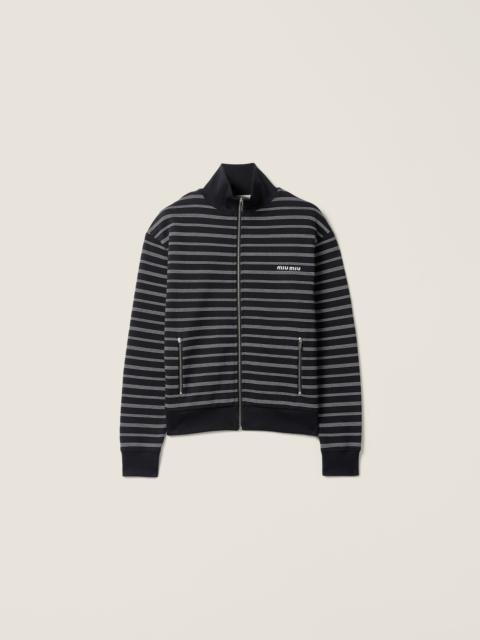 Miu Miu Cotton sweatshirt jacket