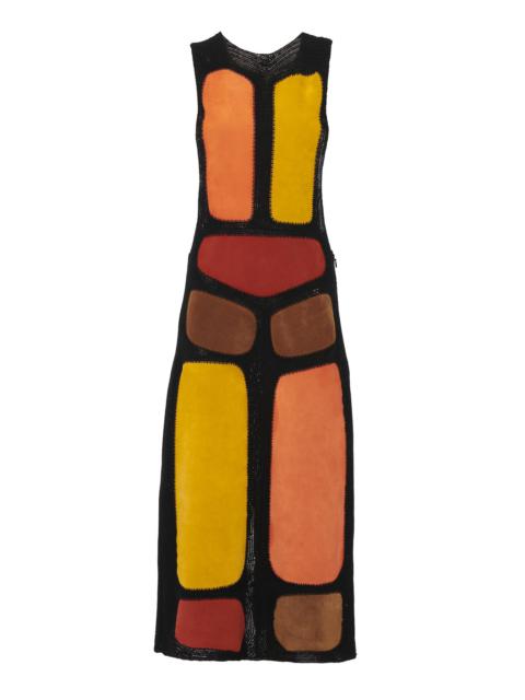 Chloé SLEEVELESS PATCHWORK DRESS