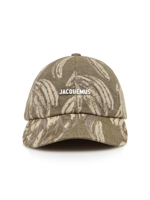 JACQUEMUS The Gadjo Cotton-Linen Baseball Cap green
