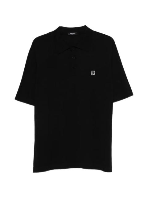 Balmain logo polo shirt