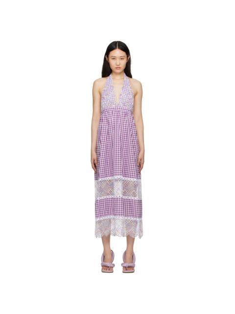 【関税込み】Anna Sui ホワイト 3-D ミニドレス Anna Suiのホワイト 3-D ミニドレスがセール中