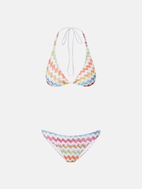 Missoni Zigzag lamé bikini