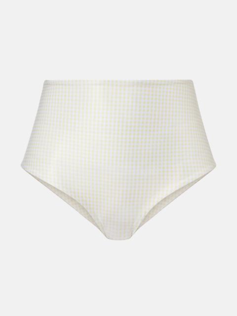 FAITHFULL Reyes gingham bikini bottoms