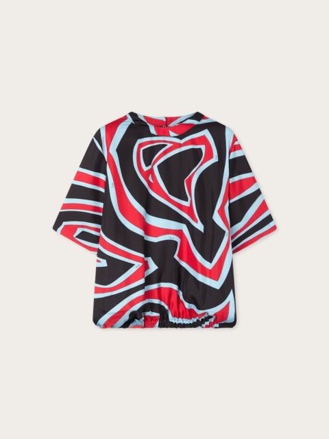 PUCCI LABIRINTO PRINT SILK TOP