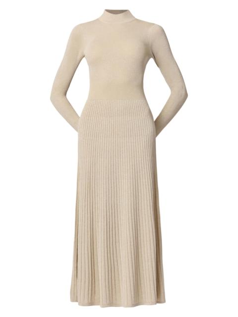 Shoshanna Women's Autumn Sweater Midi-Dress - Champagne