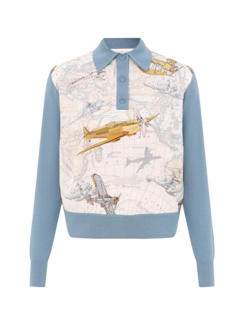 Zimmermann VALIANT PRINTED SILK POLO