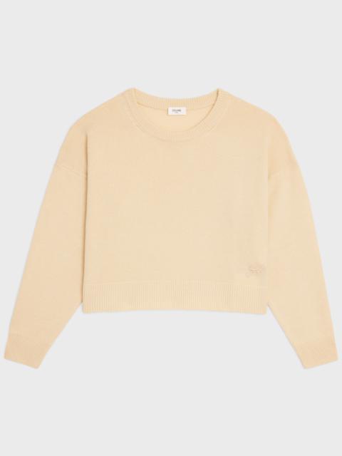 CELINE CREW NECK SWEATER IN ICONIC SULKY CASHMERE