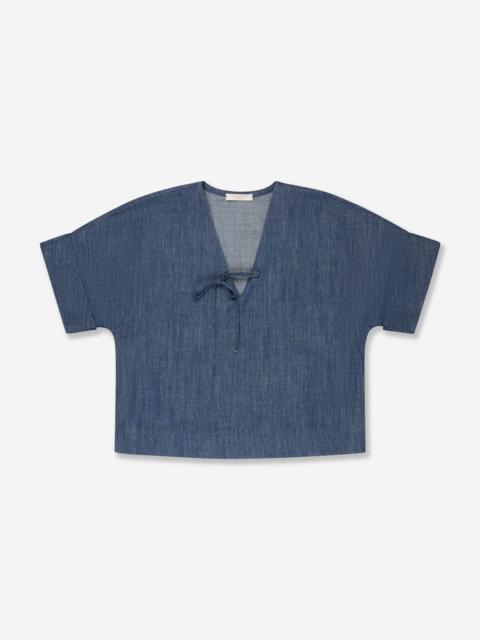 SLOWEAR Wide fit denim shirt