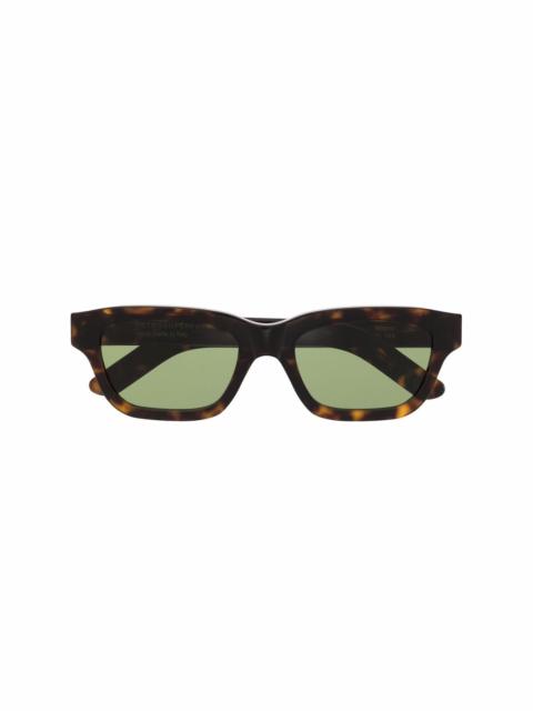RETROSUPERFUTURE tortoiseshell-effect rectangle-frame sunglasses