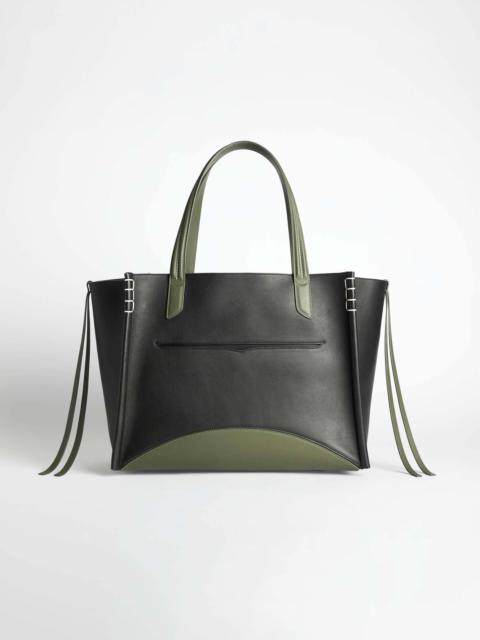 JW Anderson LOAFER CABAS IN BLACK & KHAKI