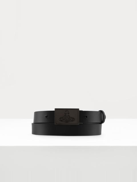 Vivienne Westwood LINE ORB SQUARE BUCKLE BELT