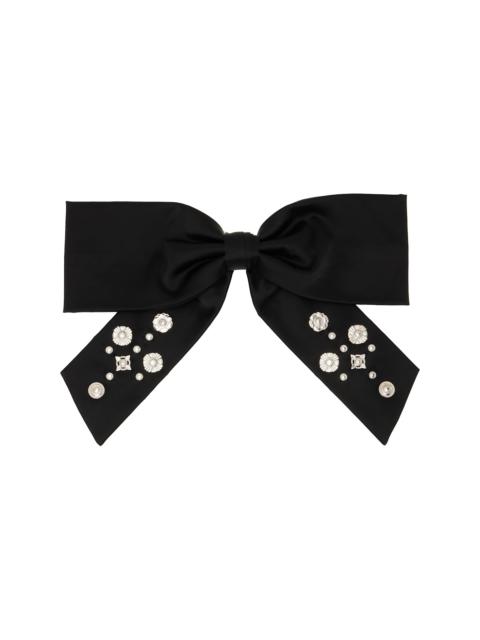 TOGA PULLA Black Ribbon Hair Clip