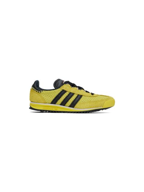 WALES BONNER Yellow & Black adidas Originals Edition SL76 Sneakers