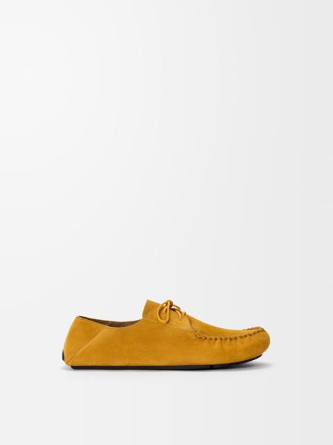 Loewe Rambla boat shoe in suede calfskin